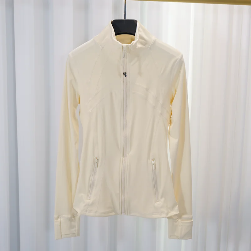Spring New Collection: Thin Stand-up Collar Fitted Jacket, Running Sports Jacket, Fitness Yoga Top