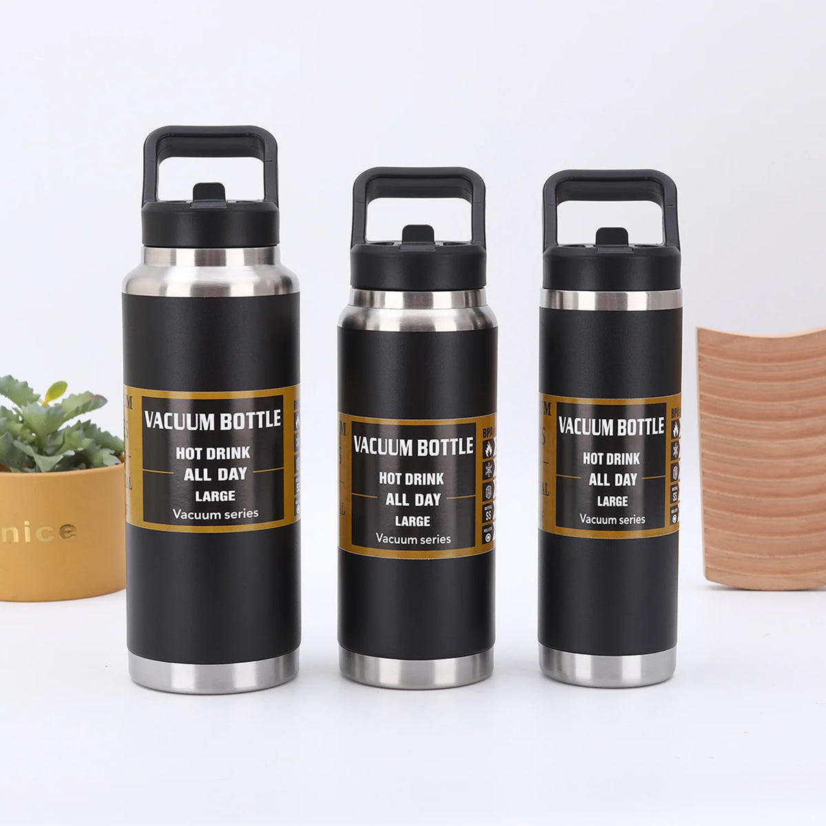 1 1100ml Thermos Cup, 800ml Portable Cup with Spout, 600ml Outdoor Cup, Household Cup, Office Cup, Multifunctional Thermos Cup, Gift Cup, Large Capacity Thermos Cup, Water Bottle