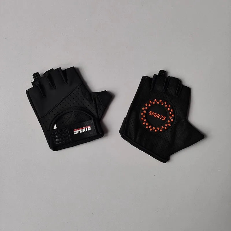Women's Fitness Half Finger Gloves, Anti Slip, Wear-Resistant, Anti-Cocoon Yoga Spinning Bike Sports Cycling