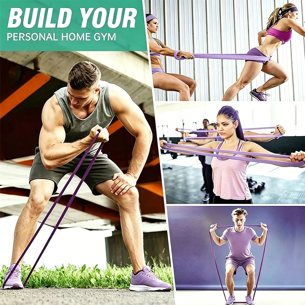 Premium Durable Resistance Band for High-Intensity Pilates Fitness and Sculpting Workouts Heavy Duty Elastic Sports Belt