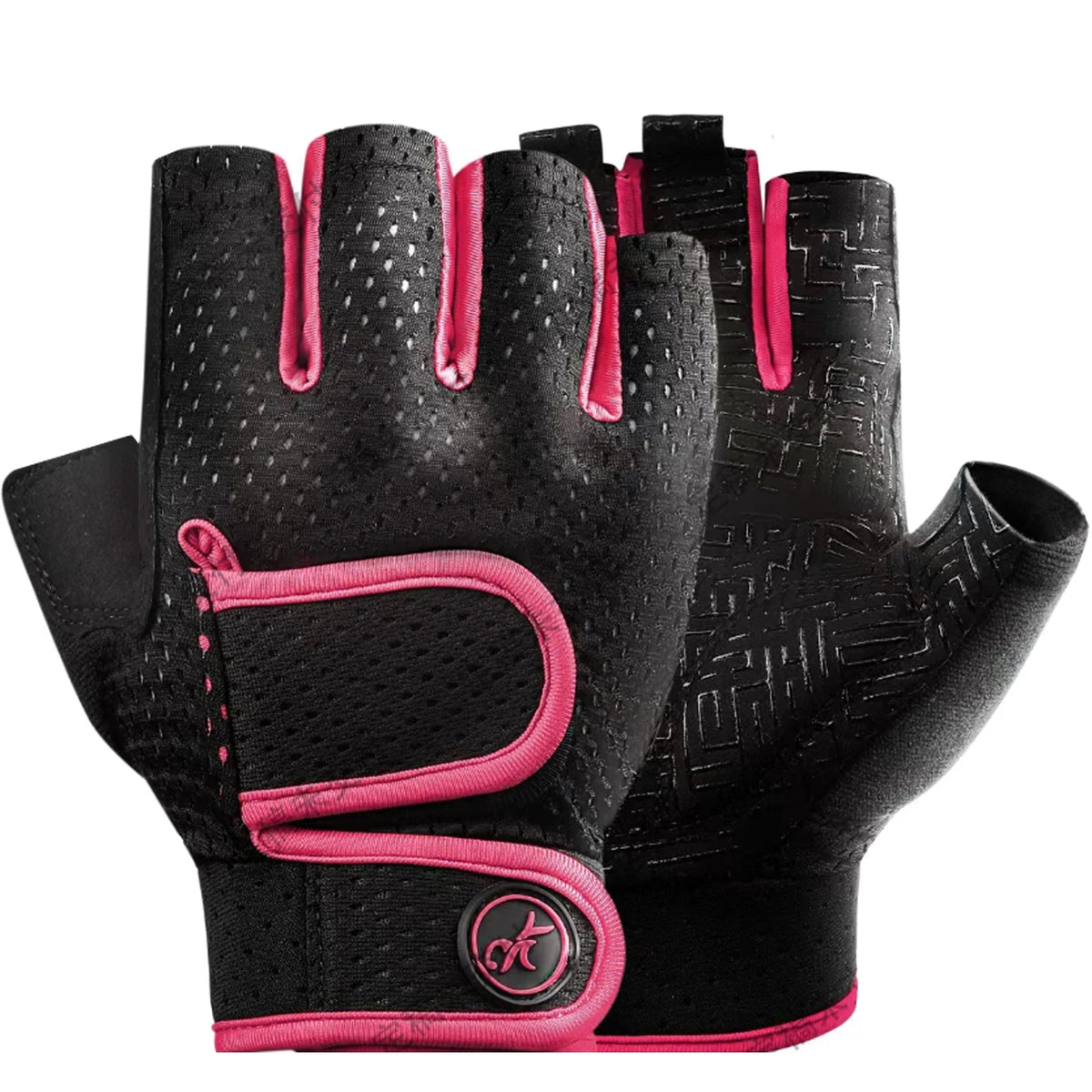 MOREOK Gym Gloves Breathable Anti-slip Pull Ups Training Yoga Body-building Exercise Fitness Workout Weight Lifting Gloves Men
