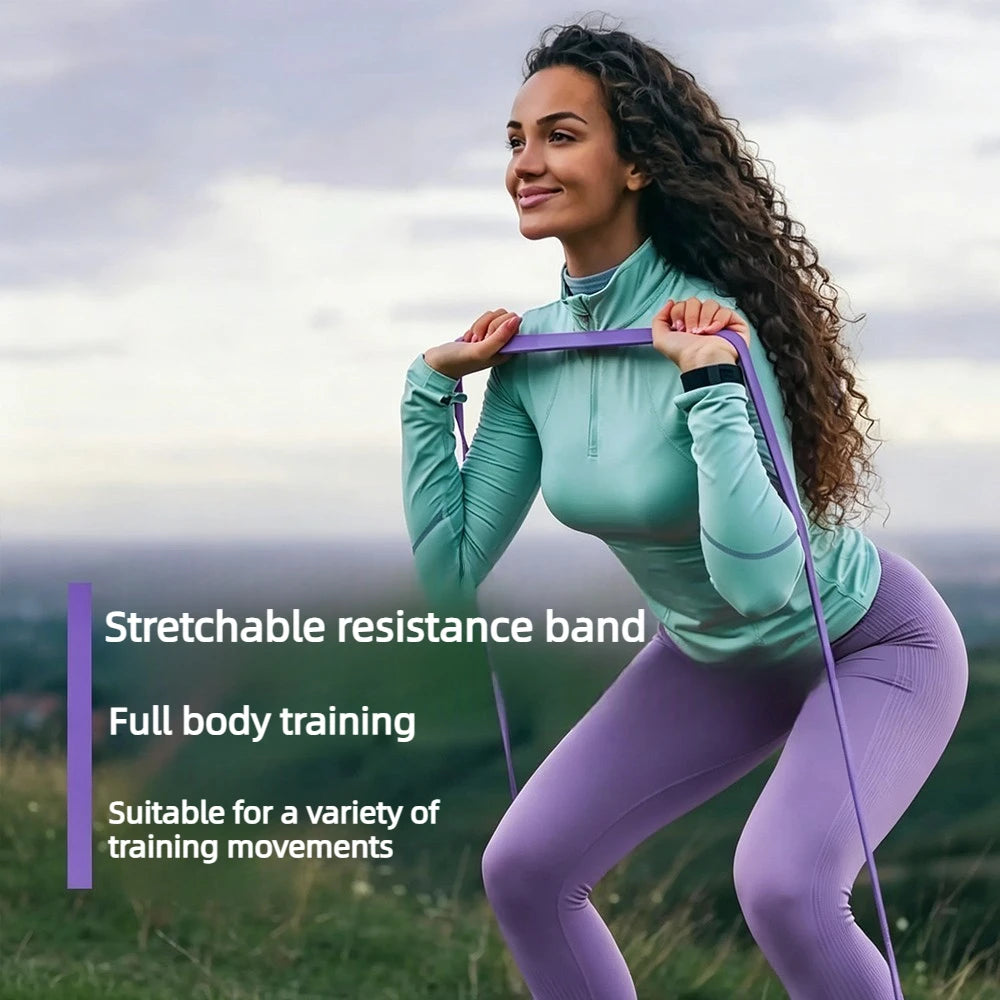 Premium Durable Resistance Band for High-Intensity Pilates Fitness and Sculpting Workouts Heavy Duty Elastic Sports Belt