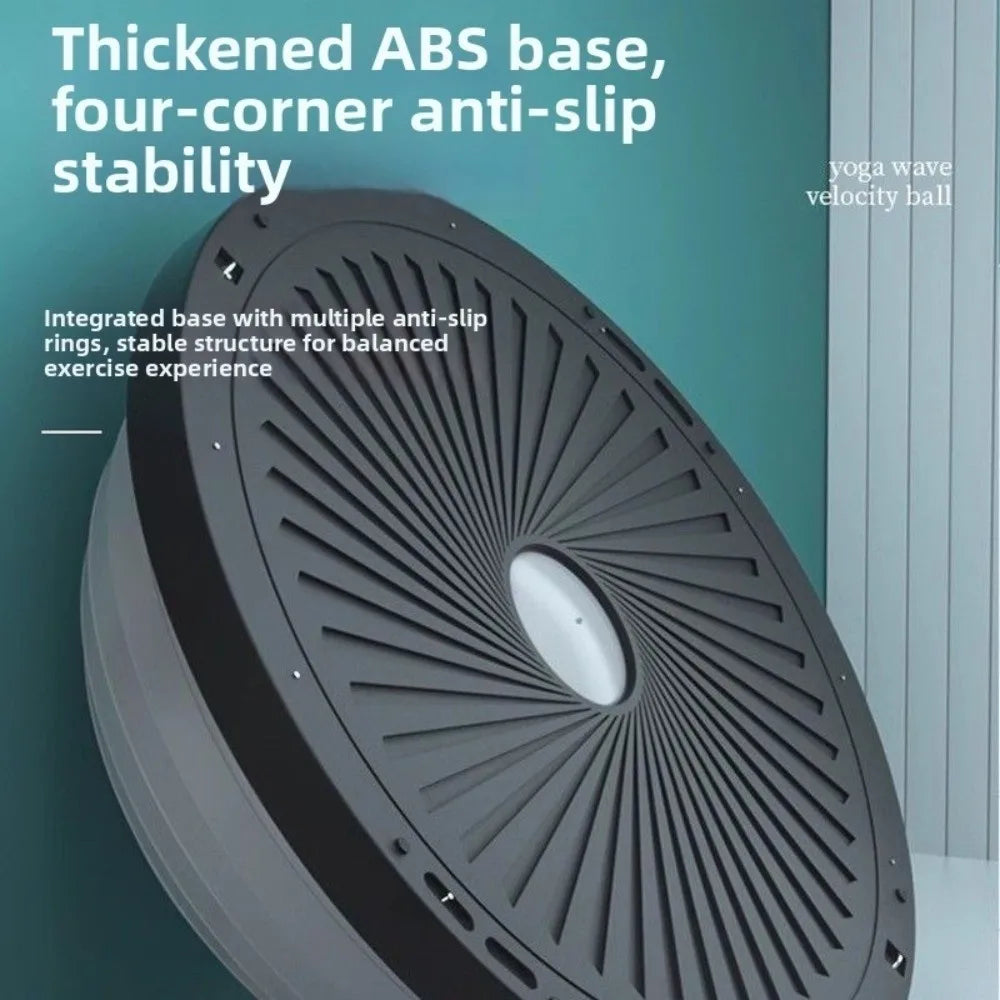 46cm Bosu Ball Half-Sphere Thickened Balance Trainer Ball Anti-burst Explosion-Proof Pilates Ball Stability Ball Home Gym