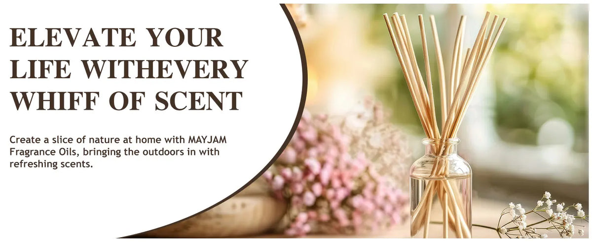 MAYJAM 2PCS 100ML Essential Oil Blend with Dropper,3.38 FI.Oz Dragons Blood White Musk Coconut & Vanilla Fragrance Oil for Humidifier Diffuser Making Candle Strawberry Banana Sea Breeze Baby Powder Violet Reverie Honeysuckle