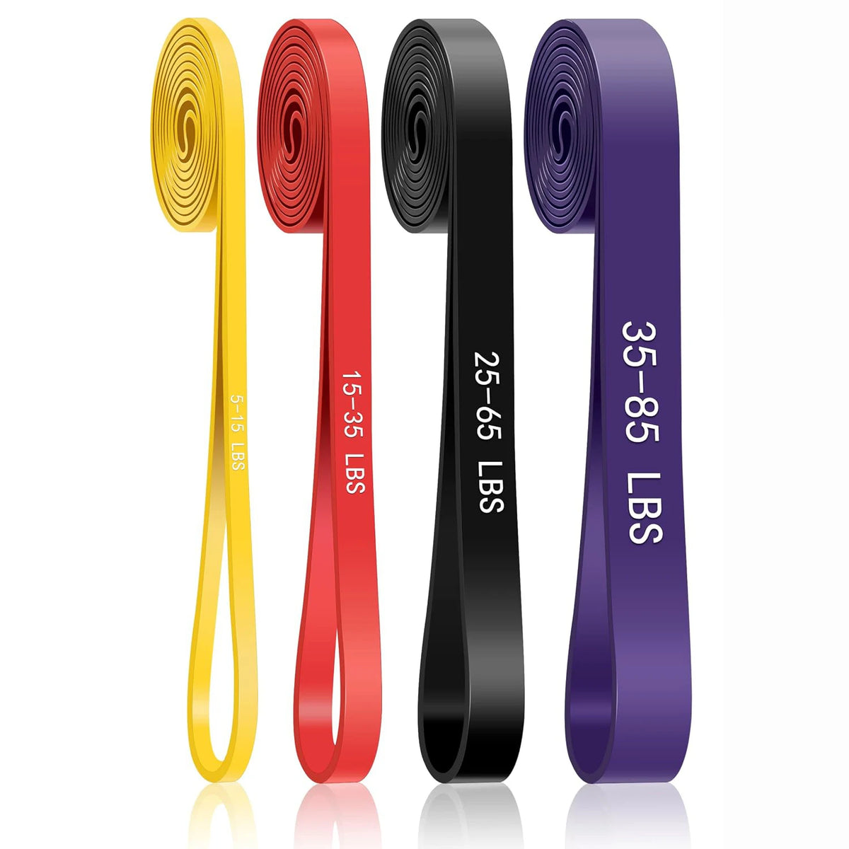 4/5-Level Resistance Bands for Working Out, Pull Up Assistance Bands