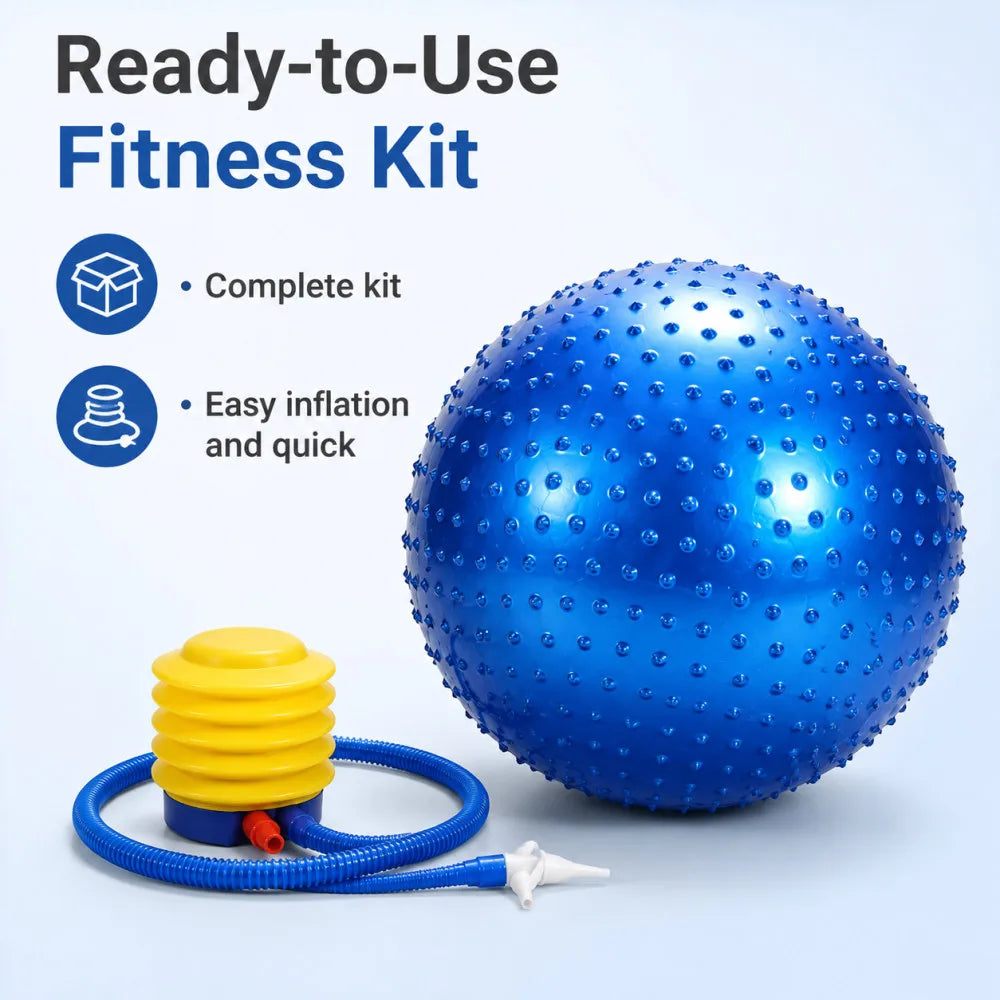 55CM  65CM  75CM Pvc Yoga Massage Ball Thickened Explosion-proof Big Dragon Ball Particles Massage Yoga Balance Ball