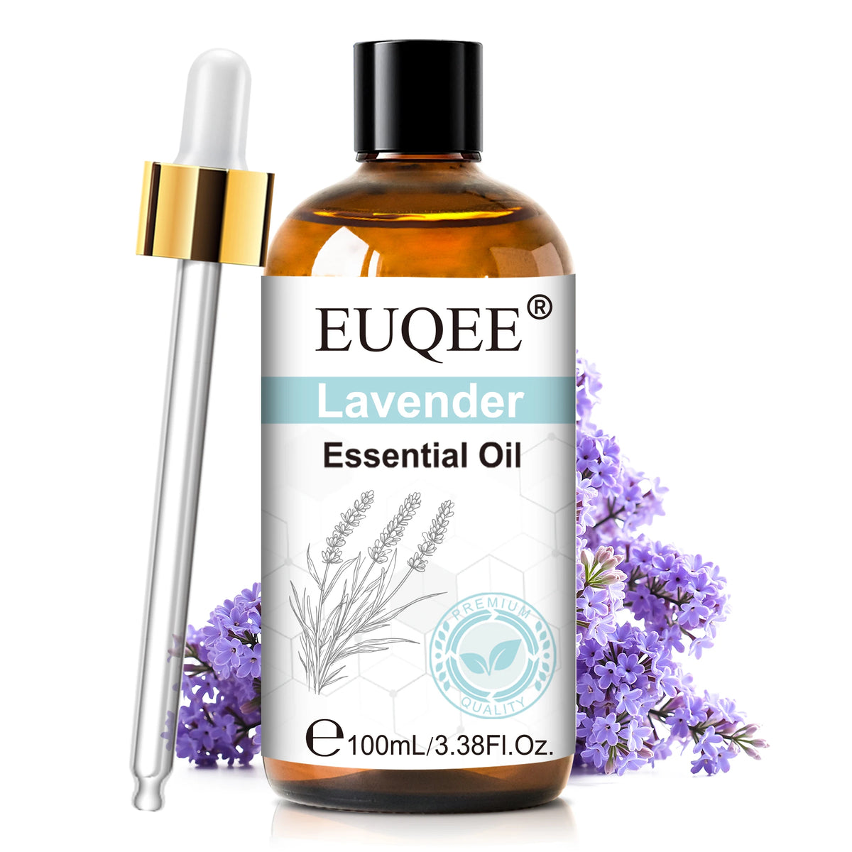 EUQEE 100ml/3.38Fl.Oz Premium Essential Oil For Soap & Candle Making Vanilla Lavender Eucalyptus Cinnamon Lemongrass Aromatherapy Essential Oils For Diffuser