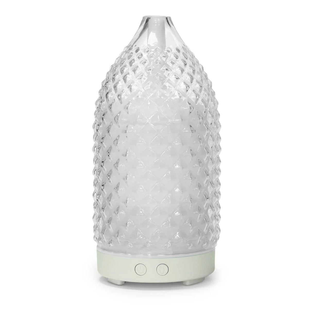 New Rhombus Aroma Diffuser 100ML Vase Humidifier with 7 Color Changing LED Lights for Office Bedroom Yoga Perfect Gift for Home
